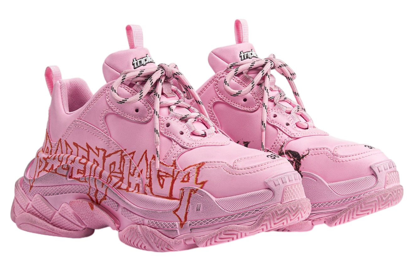 Balenciaga triple s rose pas cher hotsell