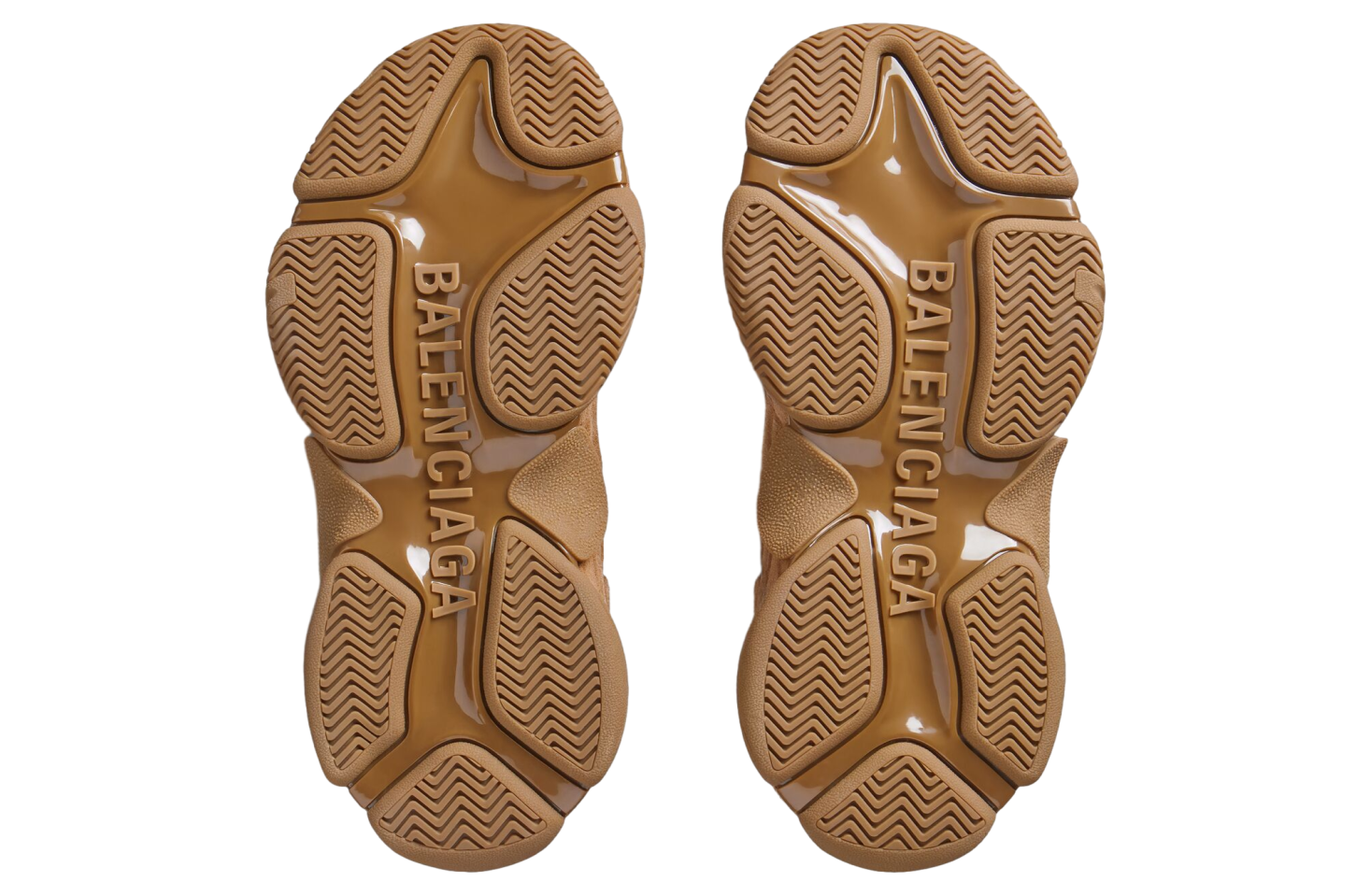 Balenciaga Triple S Sporty Suede Brown