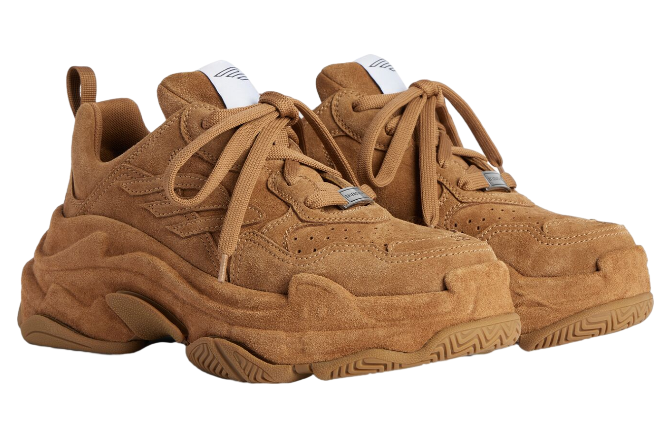 Balenciaga Triple S Sporty Suede WMNS Brown