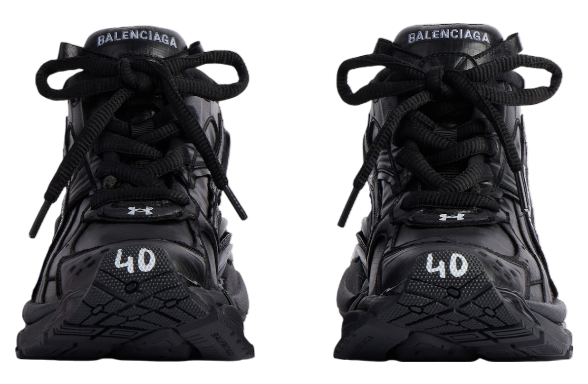 Balenciaga Under Armour Runner Ripstop Black