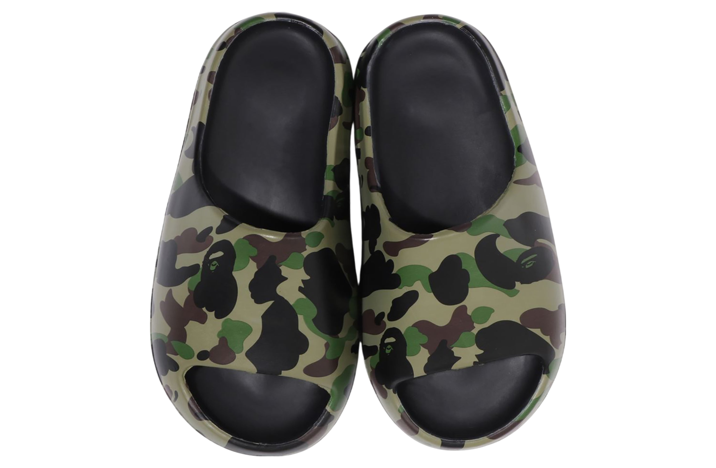 最も 割引 Green Sandals Slide Camo 1st Bape - 1K20-191-013 - 2025 May 靴