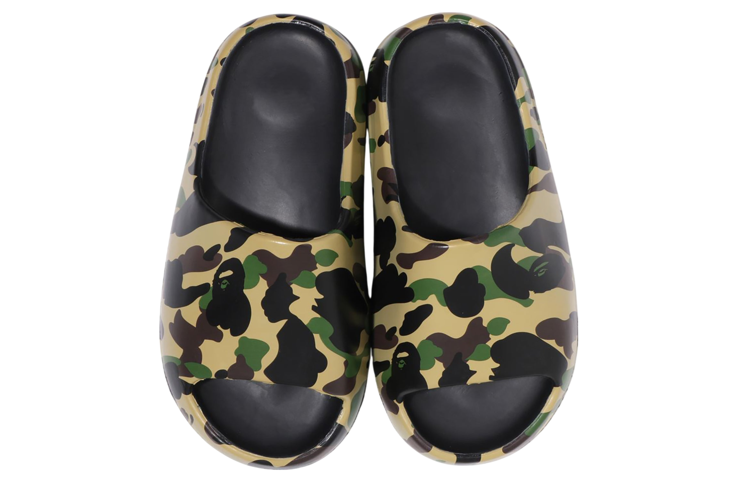 ゼニス新作モデル Camo 1st Bape Slide 1K20-191-013 - 2025 May - Yellow Sandals 靴