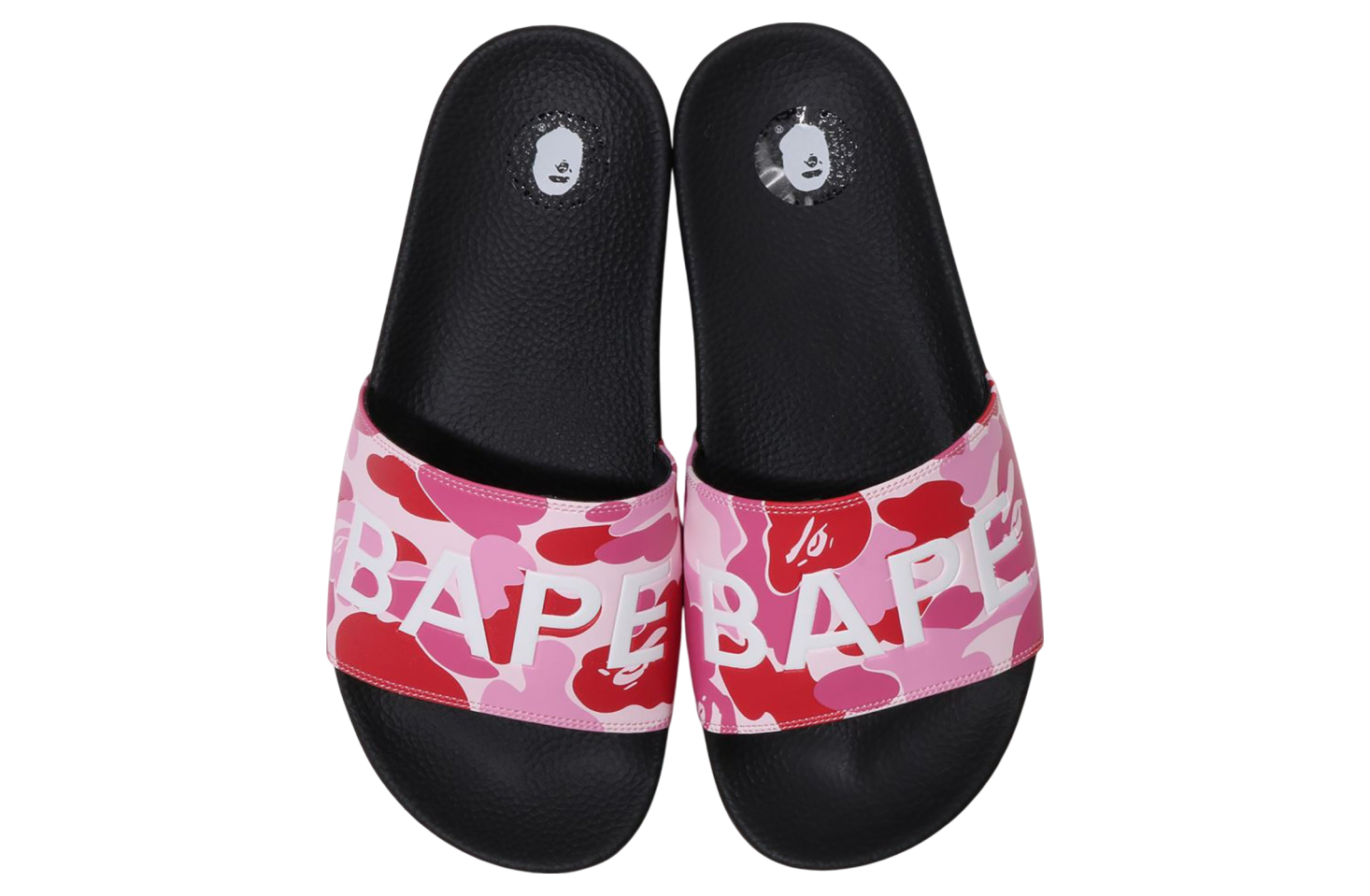 Bape Abc Camo Slide Sandals Pink - May 2025 - 1J30-191-010