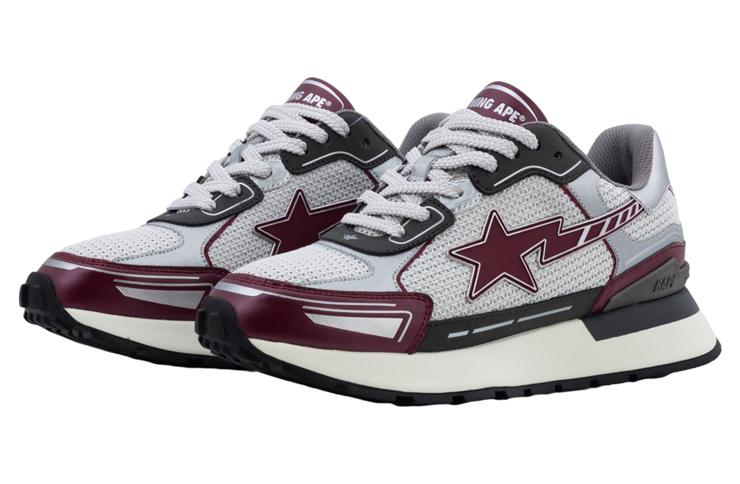 Bape Cross Sta #1 Burgundy