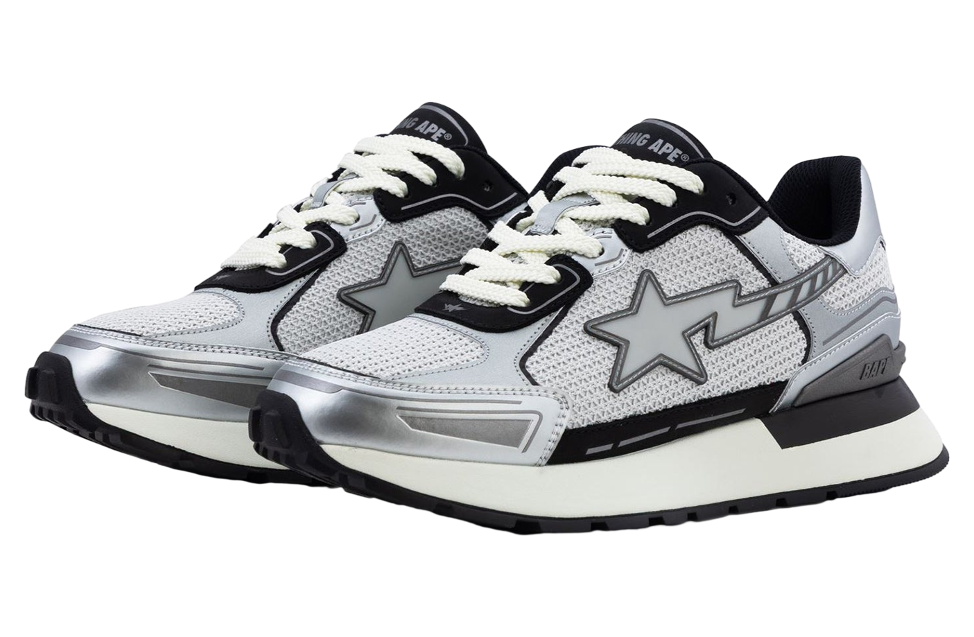 Bape Cross Sta #1 WMNS Black / Grey / White