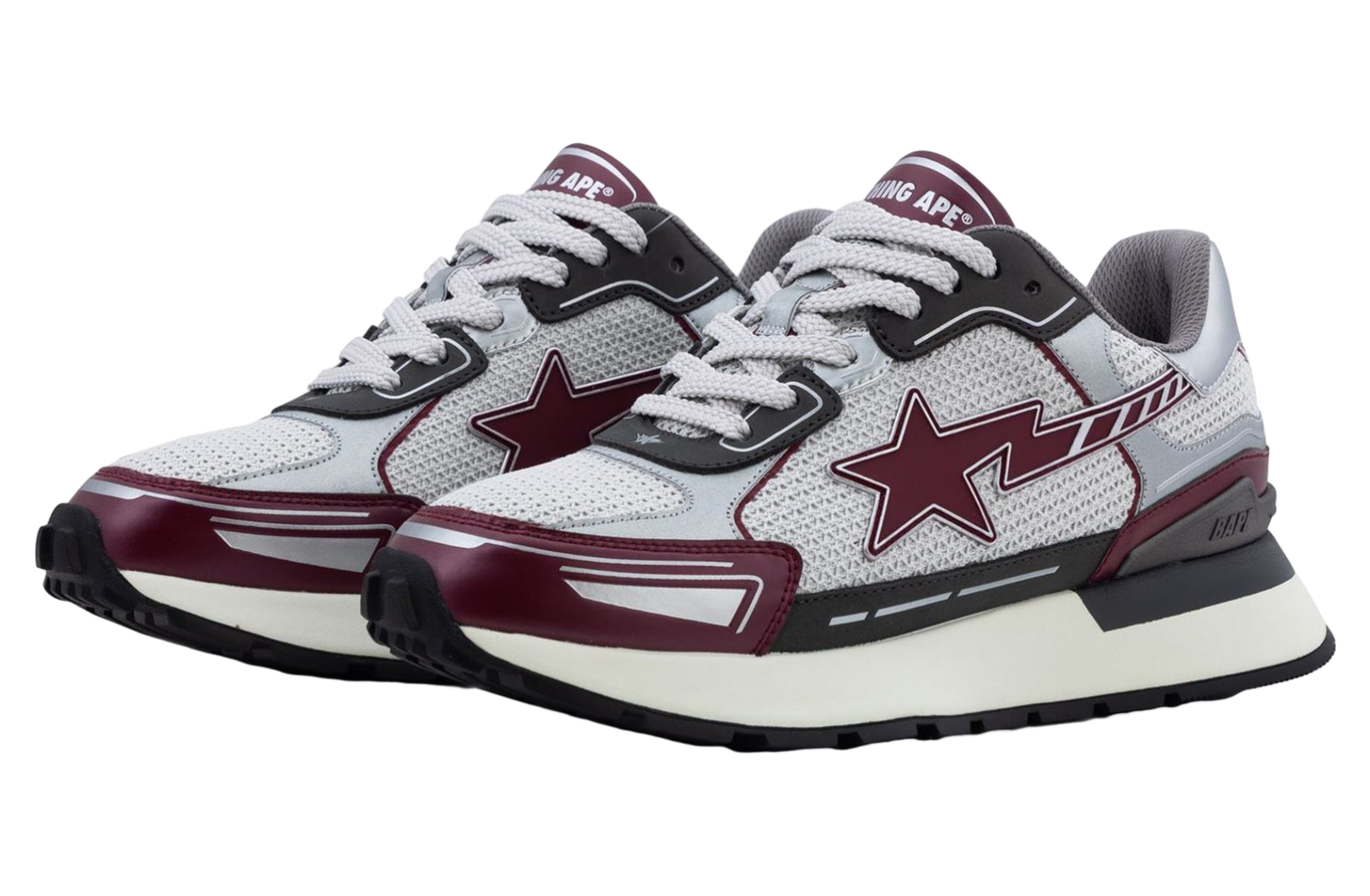 Bape Cross Sta #1 WMNS Burgundy