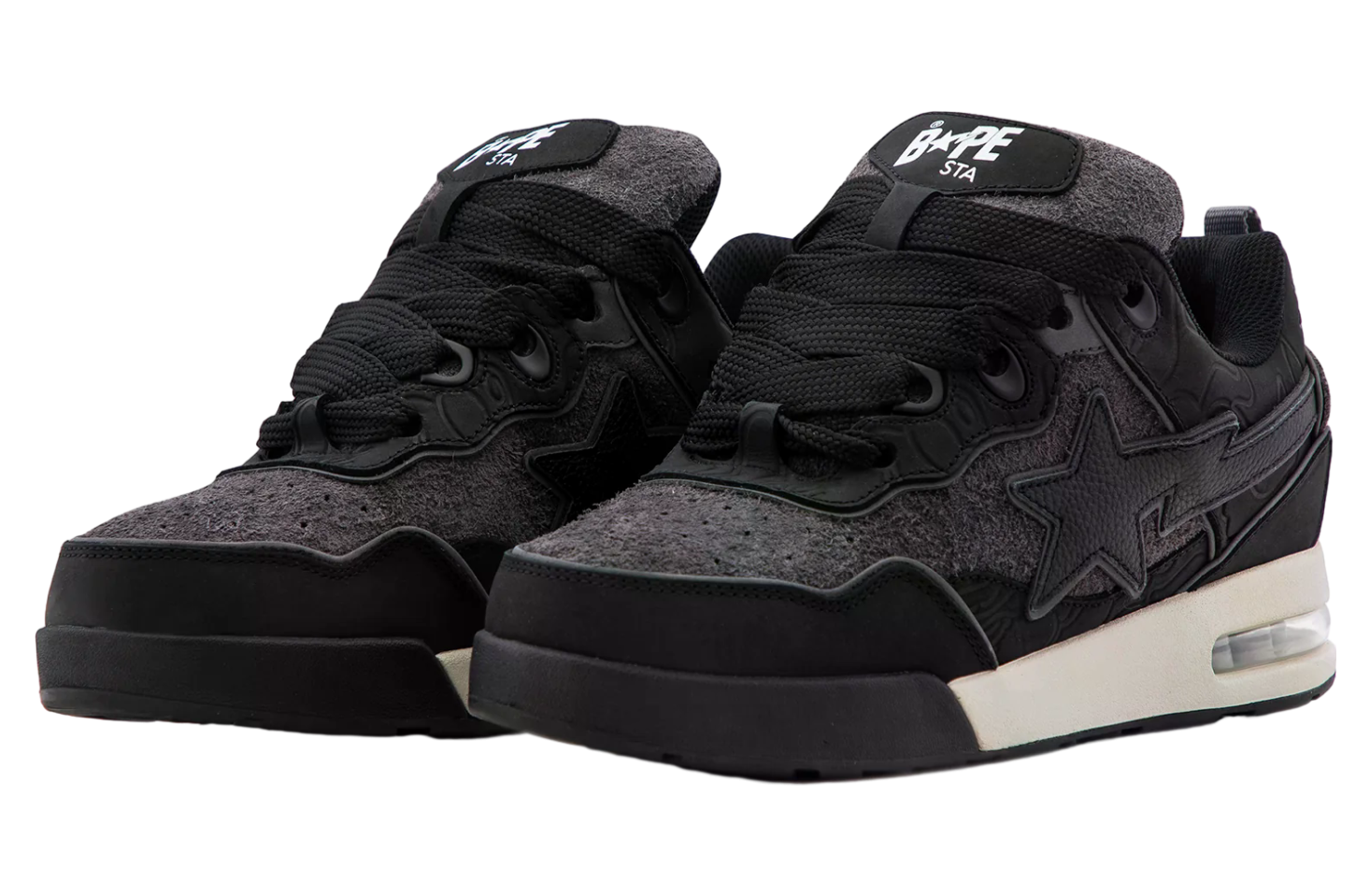 Bape Flip Sta #1 Black / Grey / Black