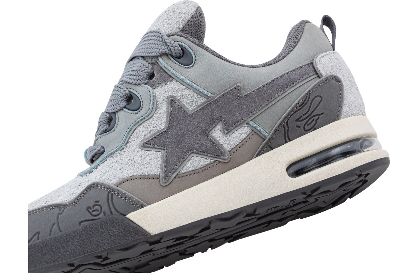 Bape Flip Sta #1 Gray