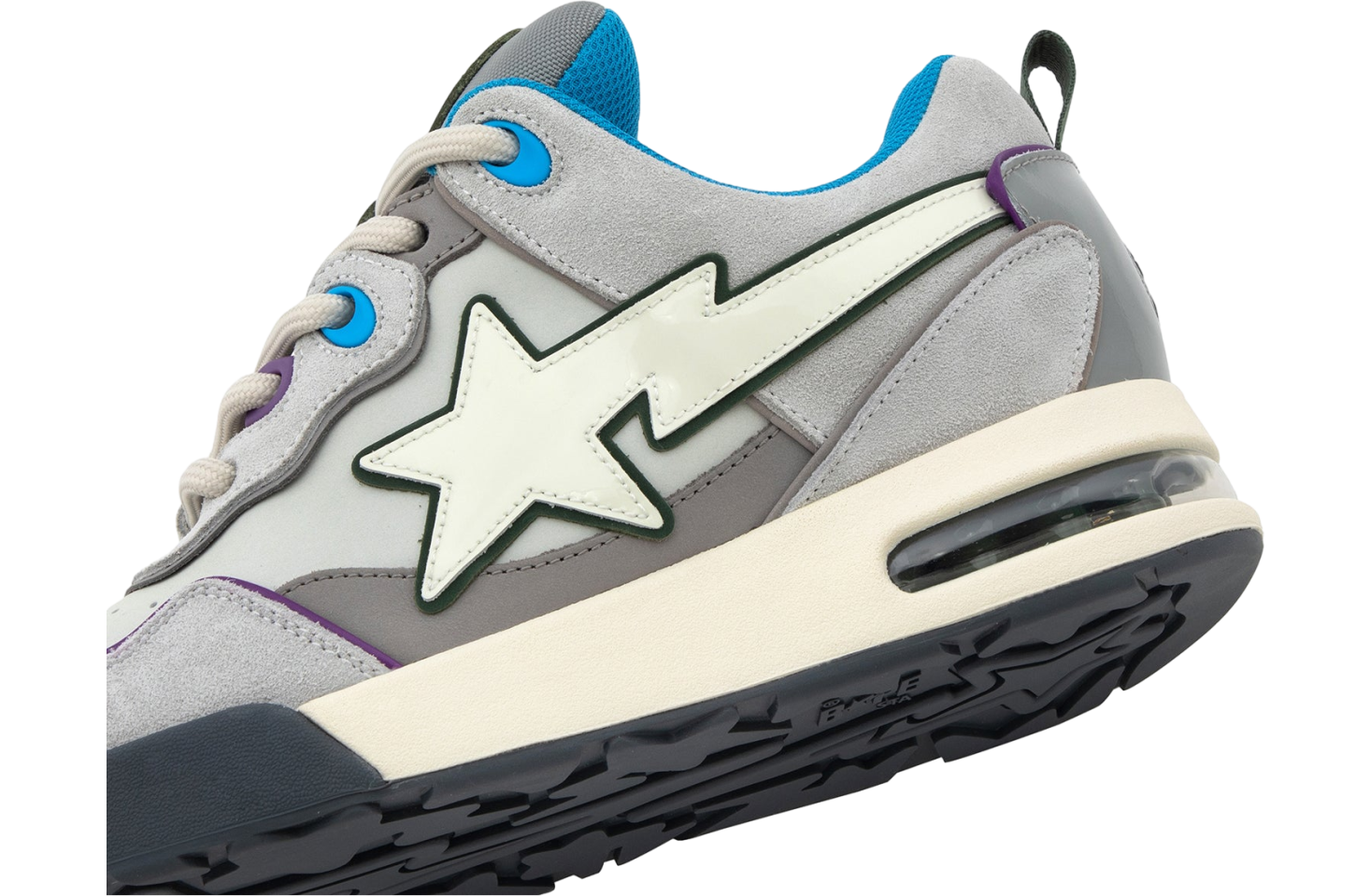 Bape Flip Sta #2 WMNS Gray / Blue