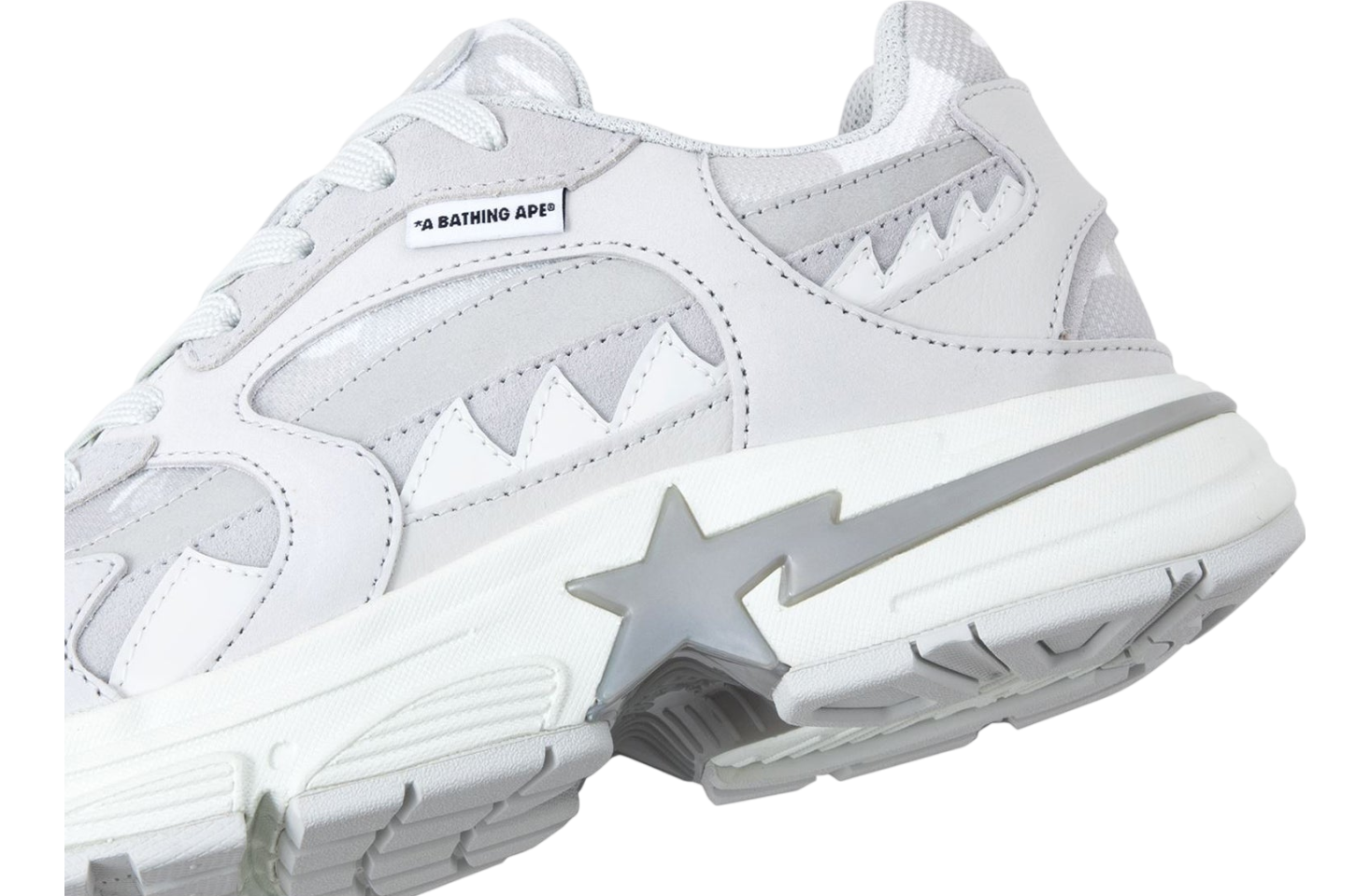 Bape Shark Sta #1 White / White
