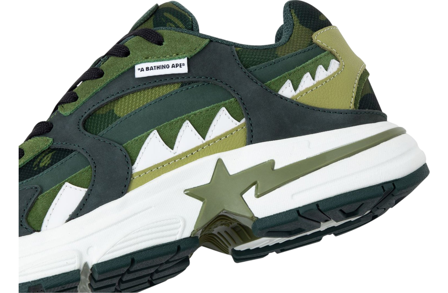 Bape Shark Sta #1 WMNS Green / White