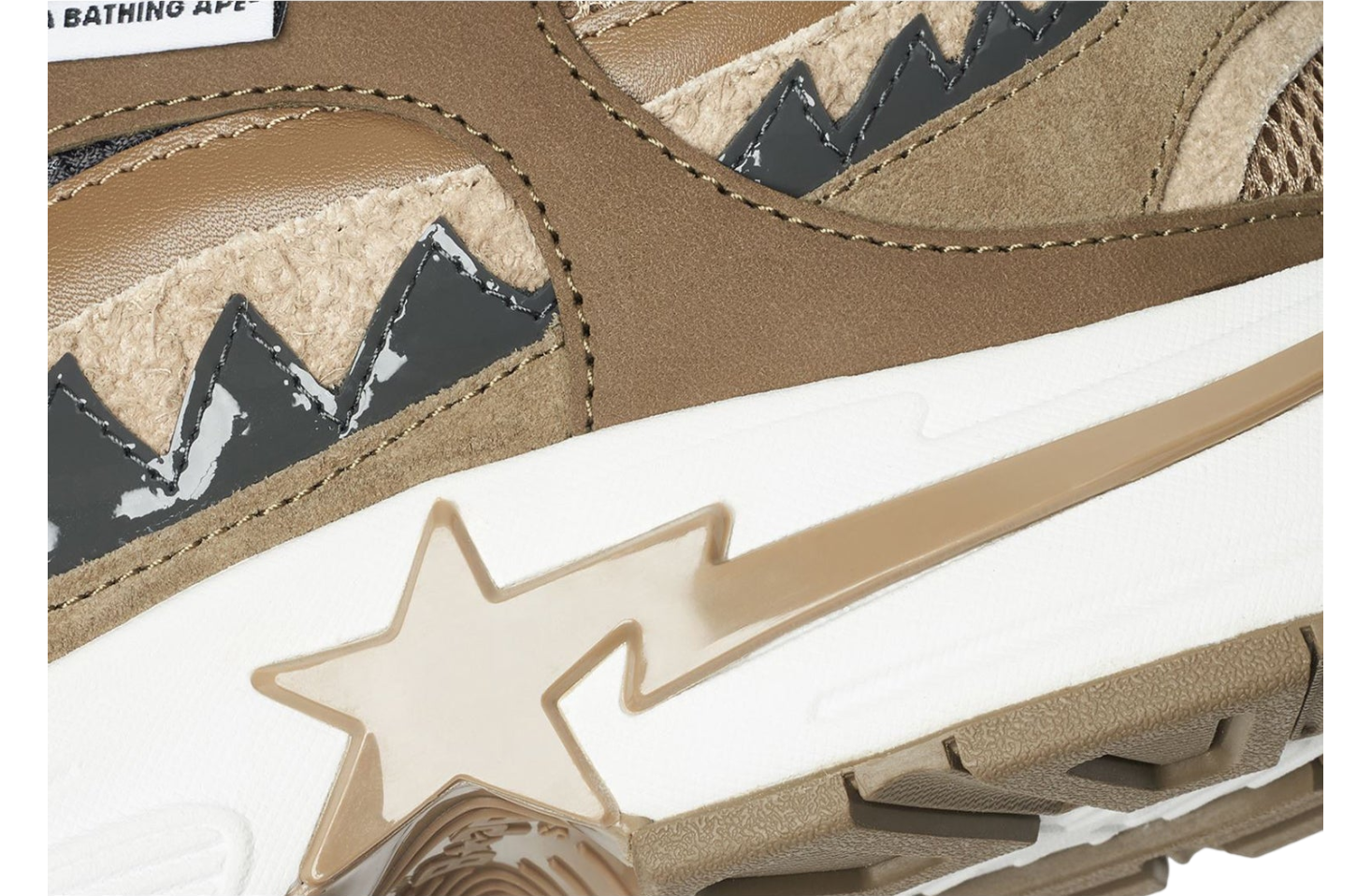 Bape Shark Sta #2 Beige