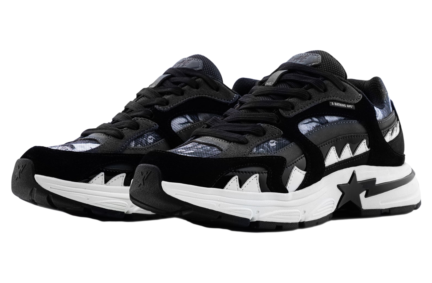 Bape Shark Sta #2 Black / White