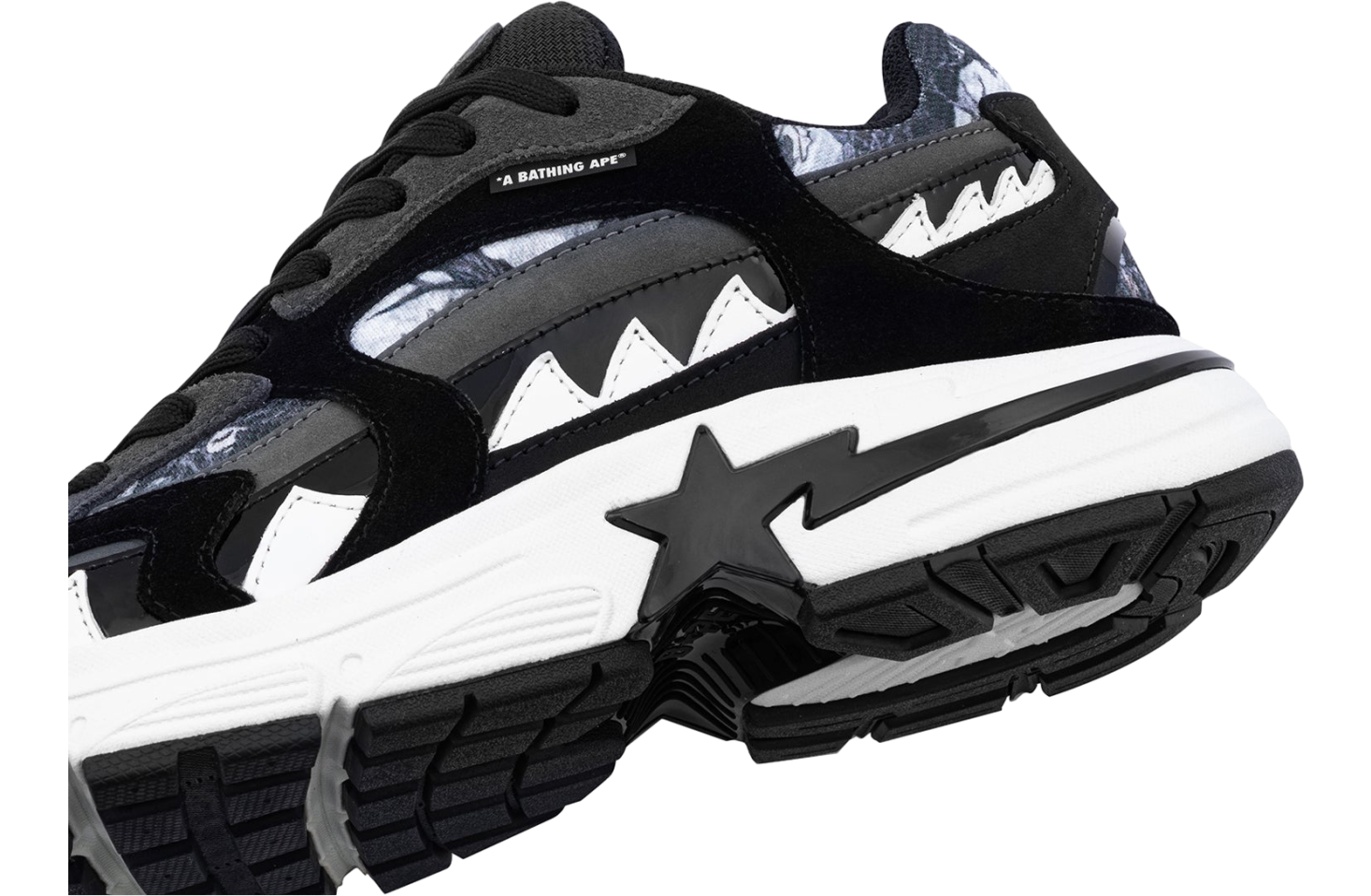 Bape Shark Sta #2 Black / White