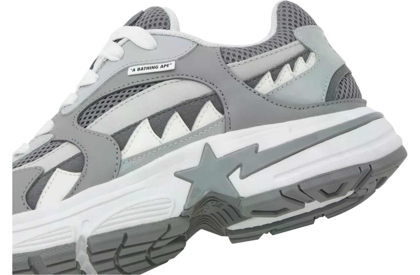 Bape Shark Sta #3 Gray