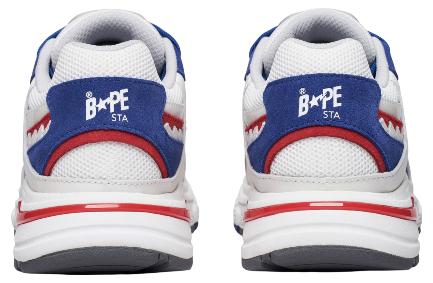 Bape Shark Sta UK White