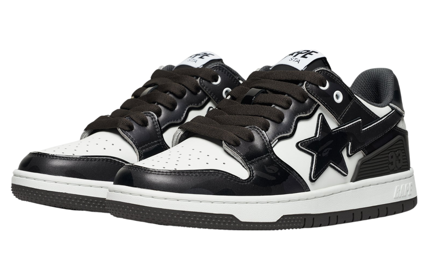 Bape Sk8 Sta #1 Black / White