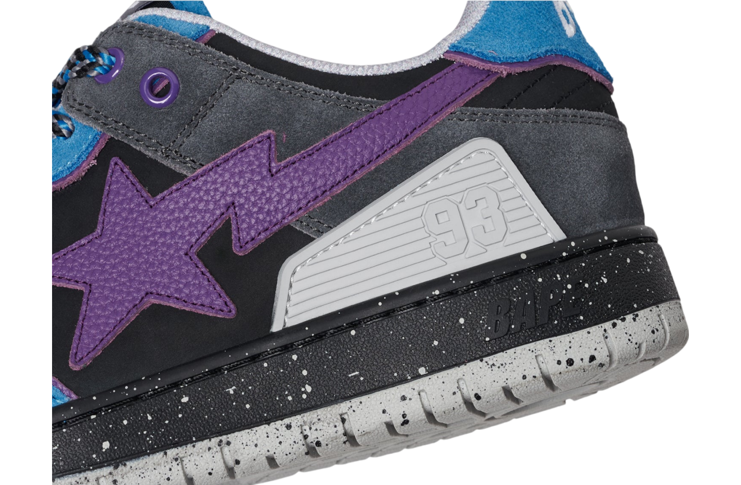 Bape Sk8 Sta #1 Blue / Purple / Grey