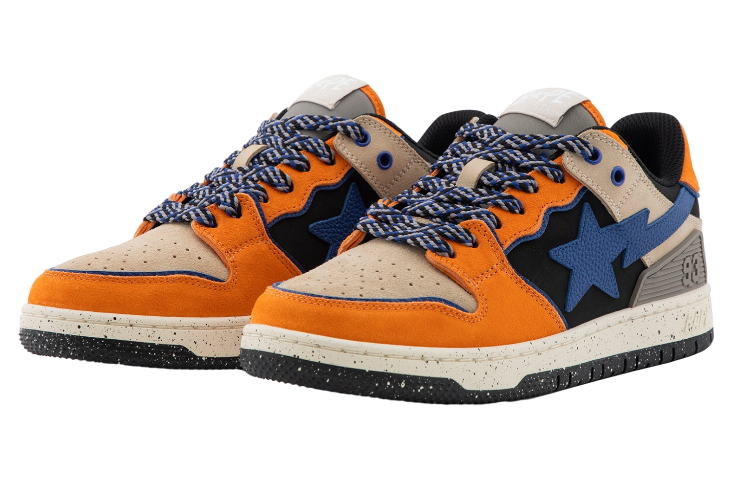 Bape Sk8 Sta #1 Orange / Blue