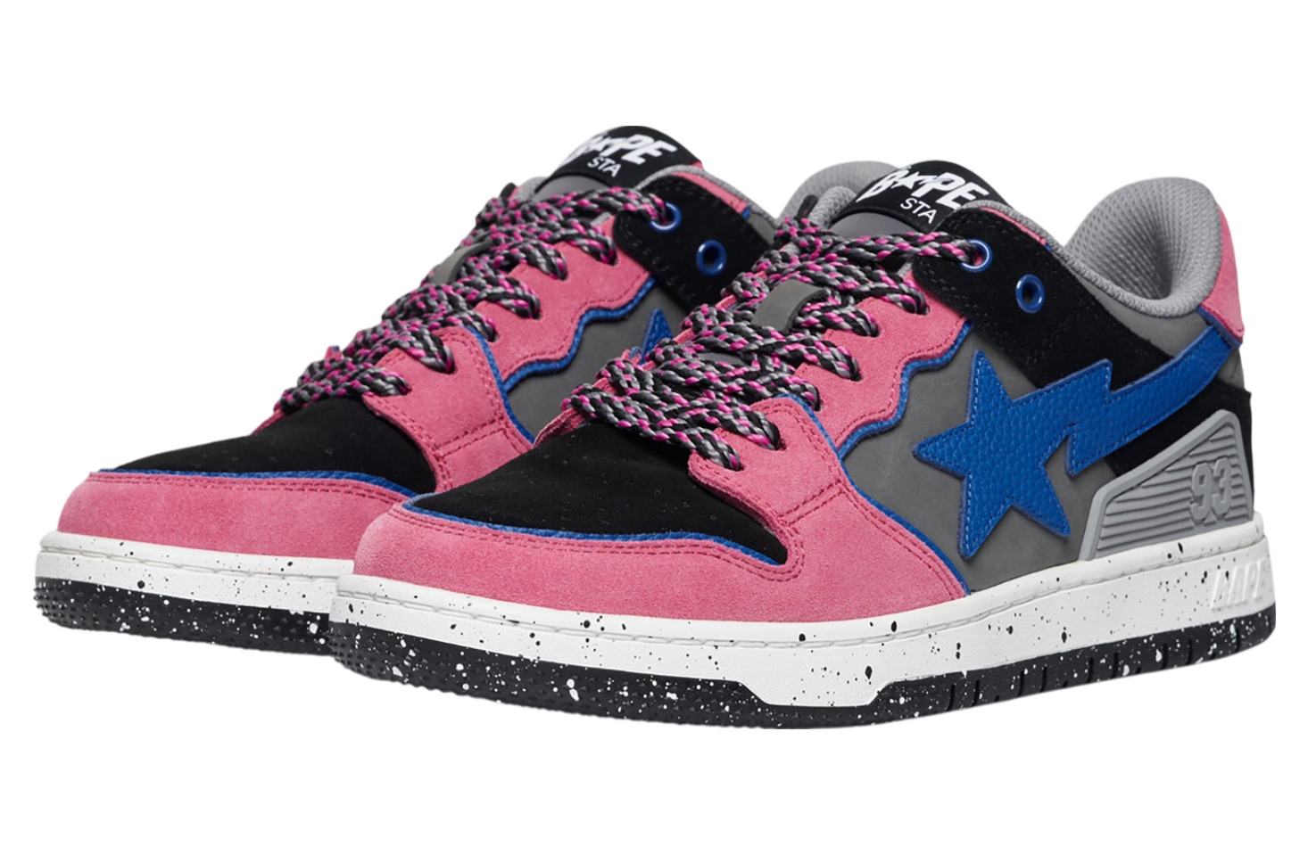 Bape Sk8 Sta #1 Pink / Blue / Grey