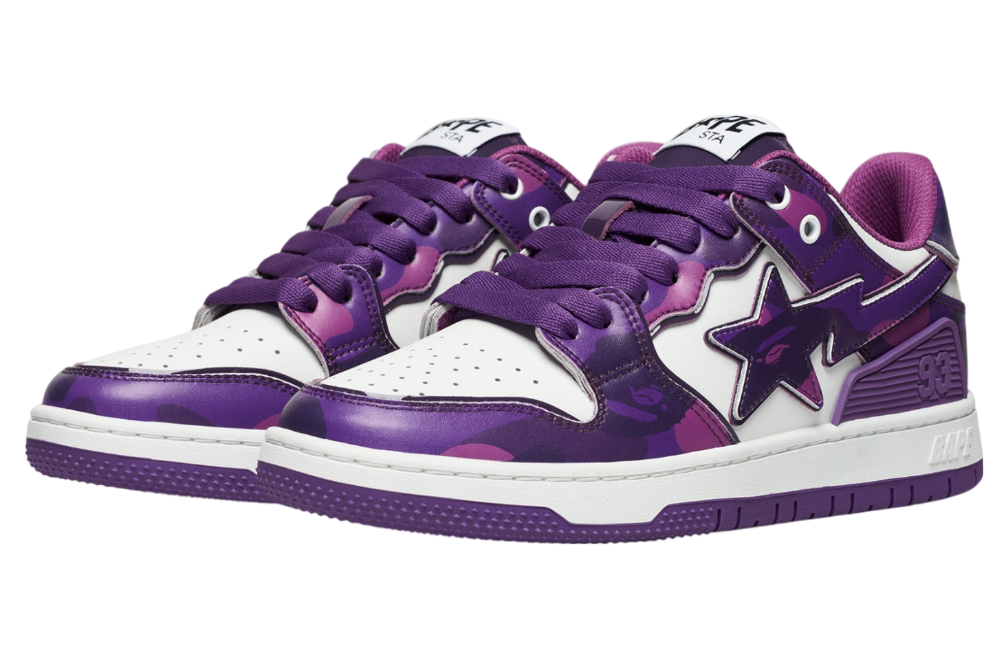 Bape Sk8 Sta #1 Purple / White