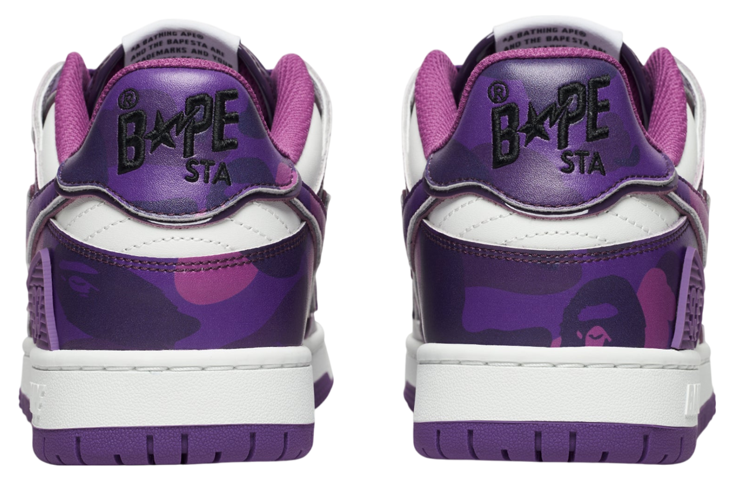 Bape Sk8 Sta #1 Purple / White