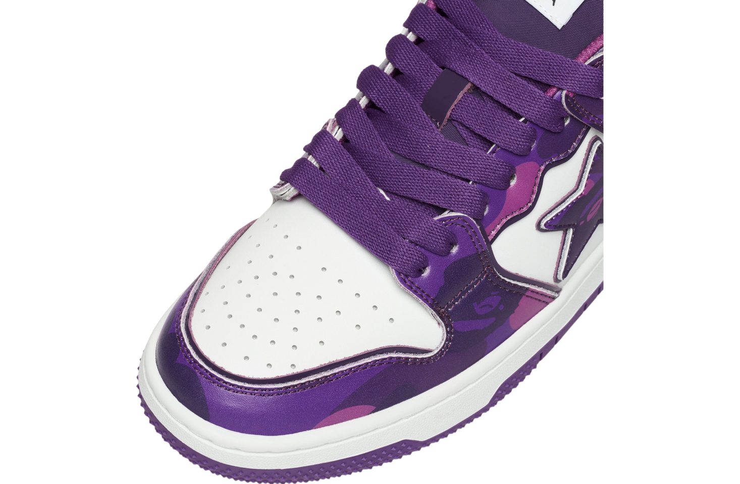 Bape Sk8 Sta #1 Purple / White