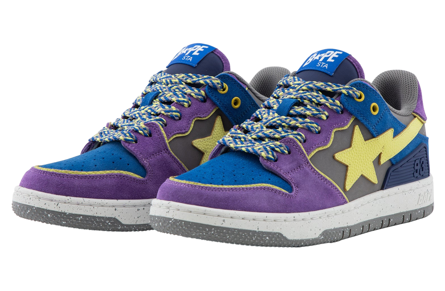 Bape Sk8 Sta #1 Purple / Yellow