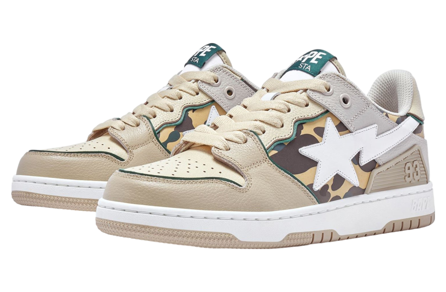 Bape Sk8 Sta #4 Beige / Camo