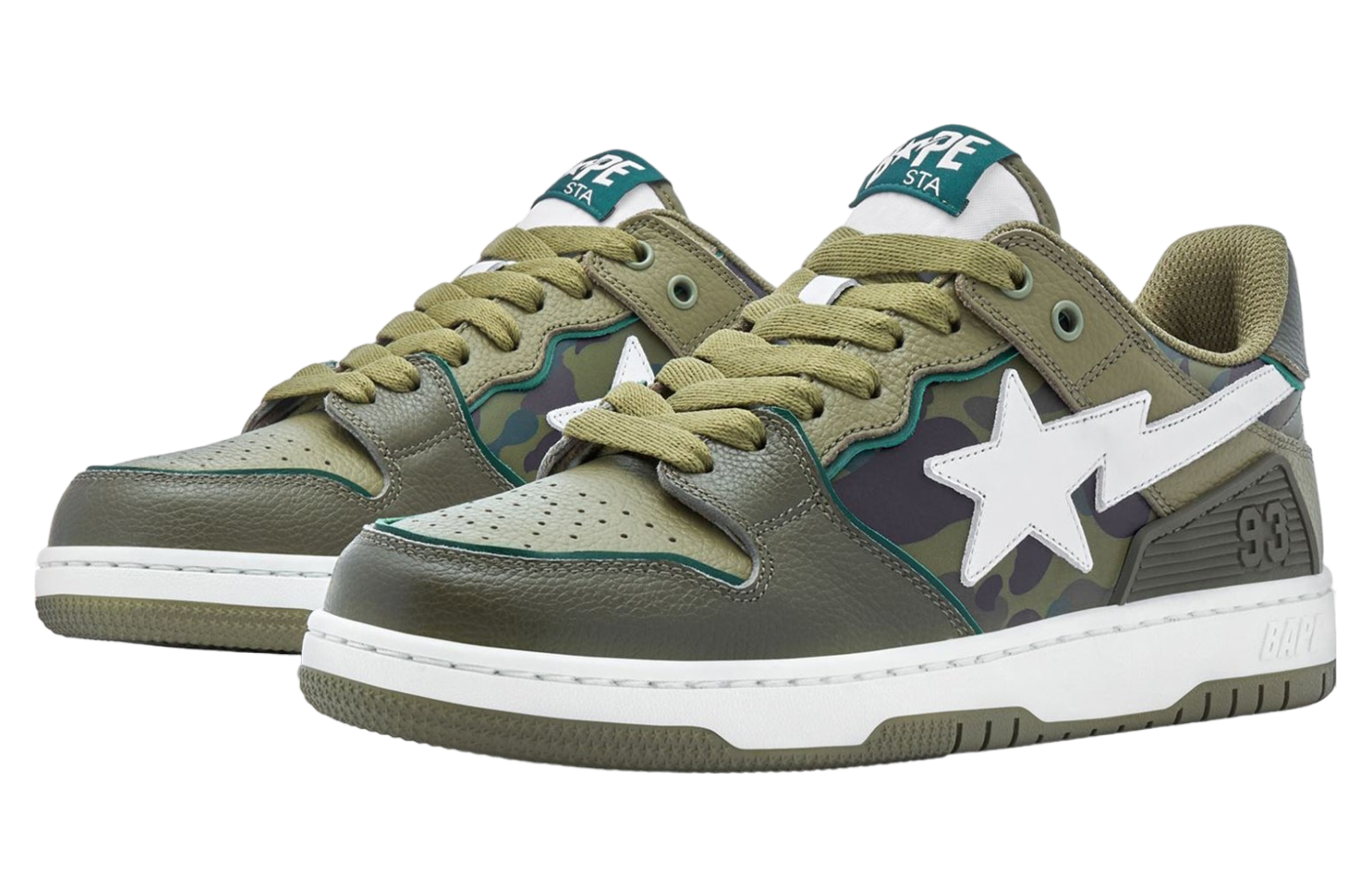 Bape Sk8 Sta #4 Olivedrab / Camo