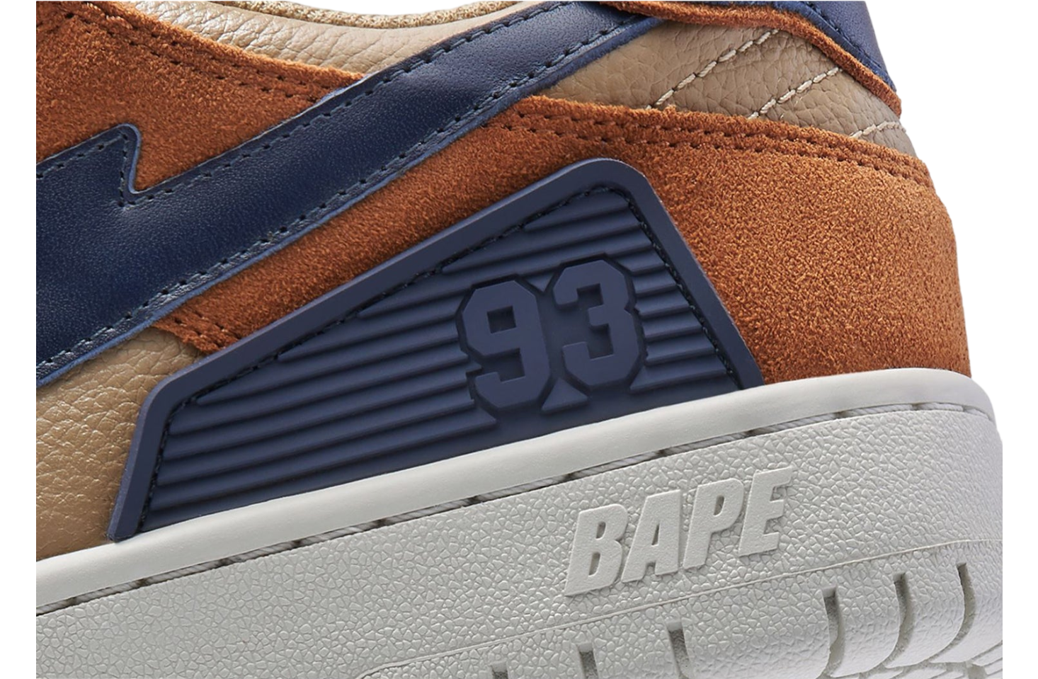 Bape Sk8 Sta #4 Tan / Navy