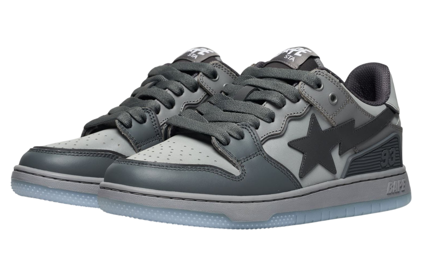 絶対的な信頼 Sta Sk8 Bape #5 1K80-191-314-Gray - 2025 May - Gray トレーナー/スウェット