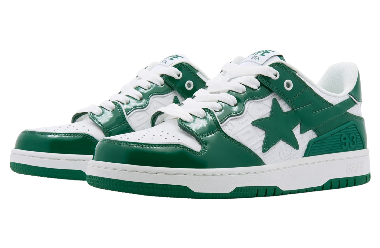 Bape Sk8 Sta #5 Green / White