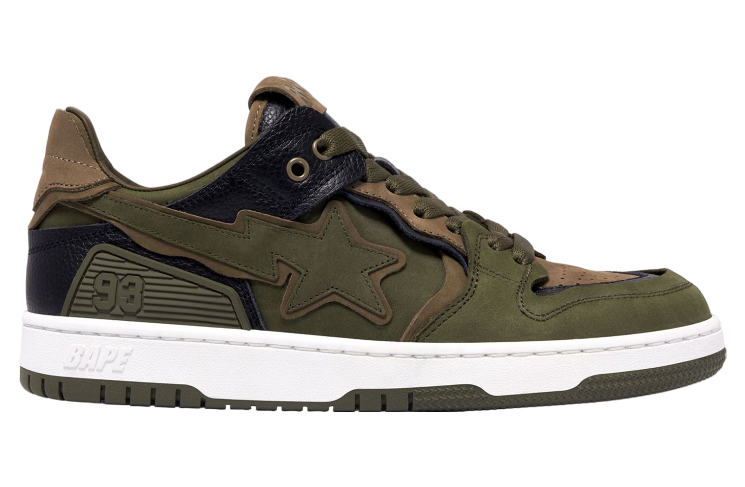 Bape Sk8 Sta #6 Olive Drab