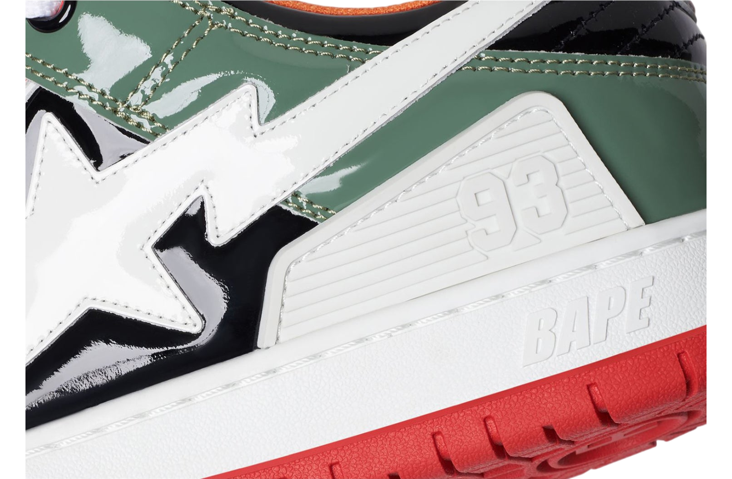 Bape Sk8 Sta Bold #2 Orange