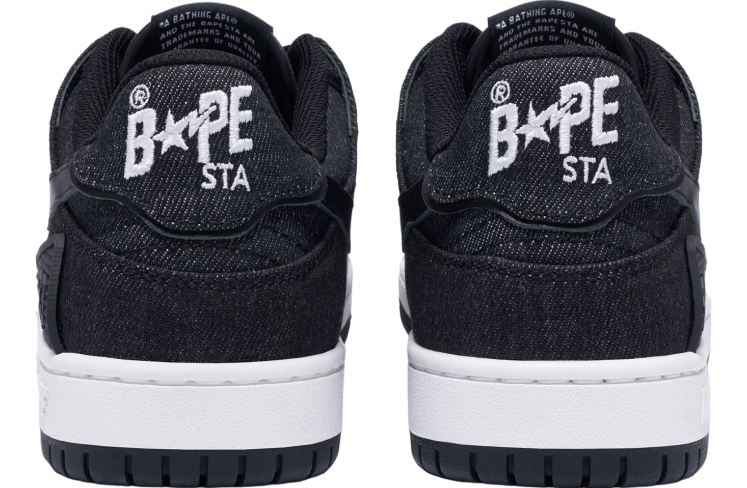 Bape Sk8 Sta Denim Black