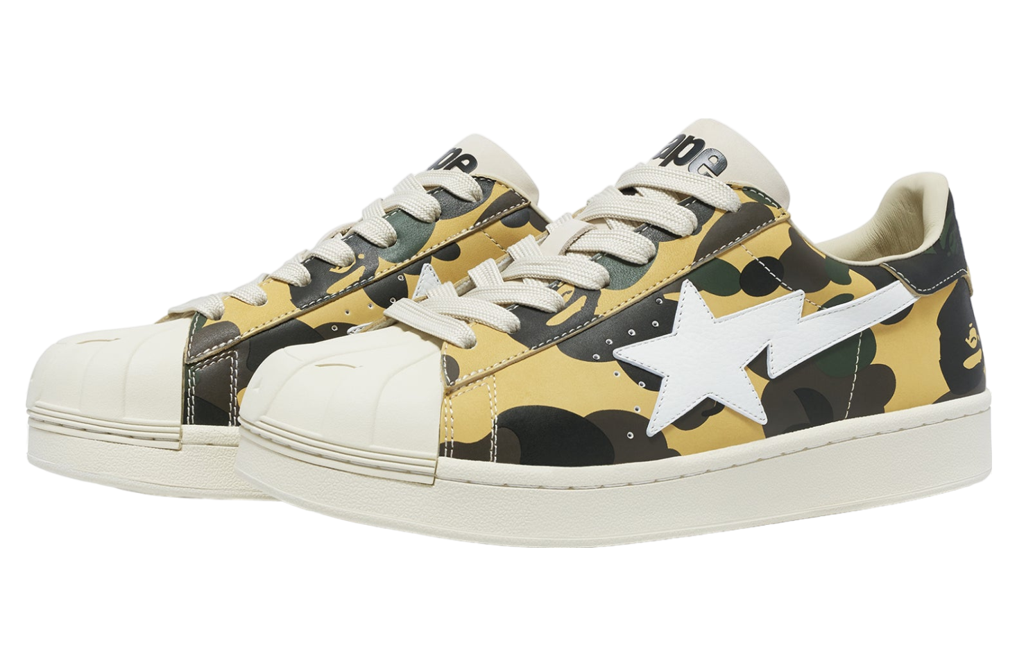 Bape Skull Sta 1st Camo WMNS Yellow