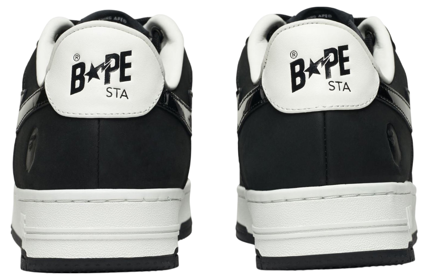 Bape Sta #2 Black / White / MultiColor Floral Print