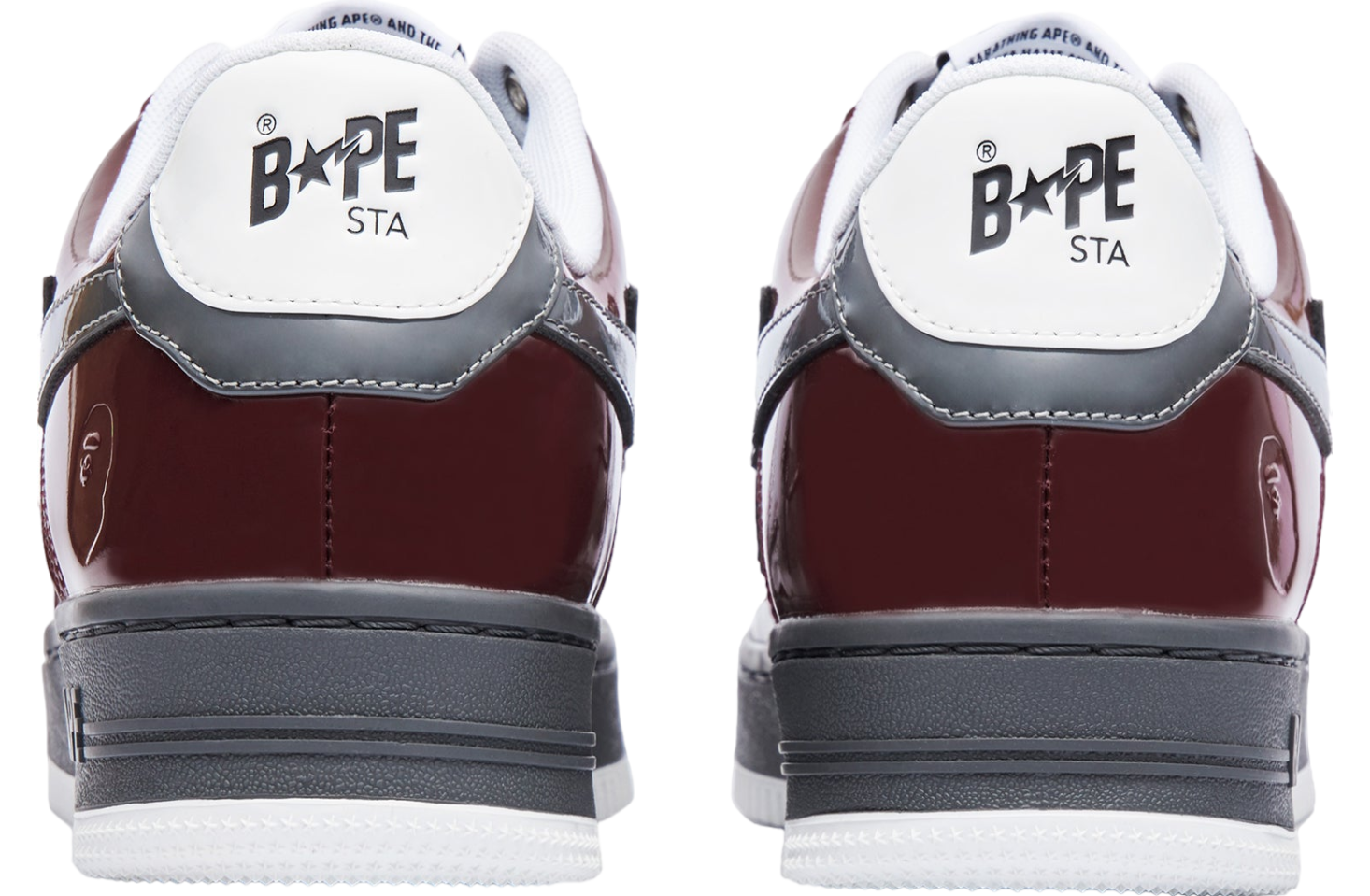 Bape Sta #2 WMNS Gray X Red