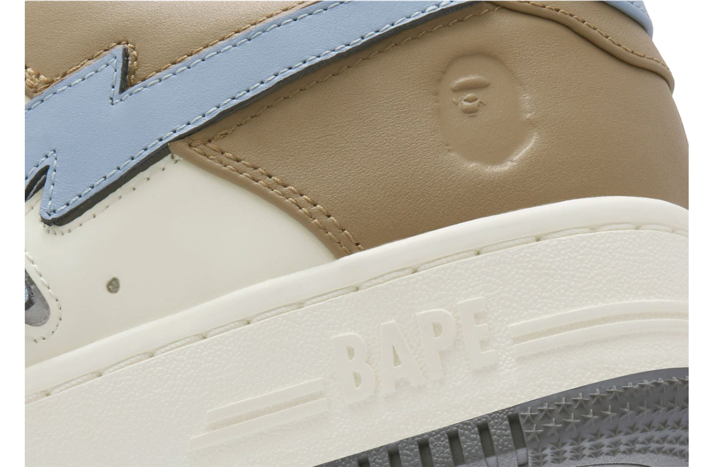 Bape Sta #4 Beige / Pale Blue