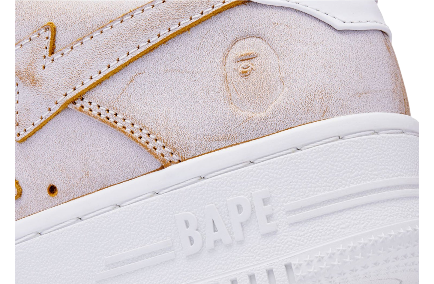 Bape Sta #5 Beige / White