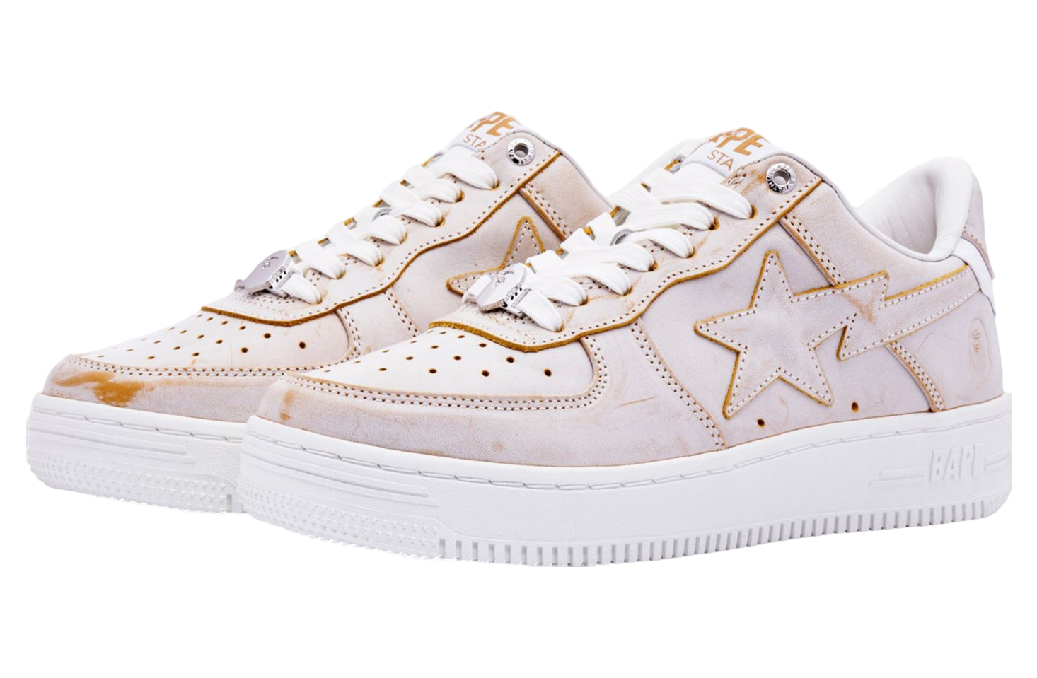 Bape Sta #5 Beige / White