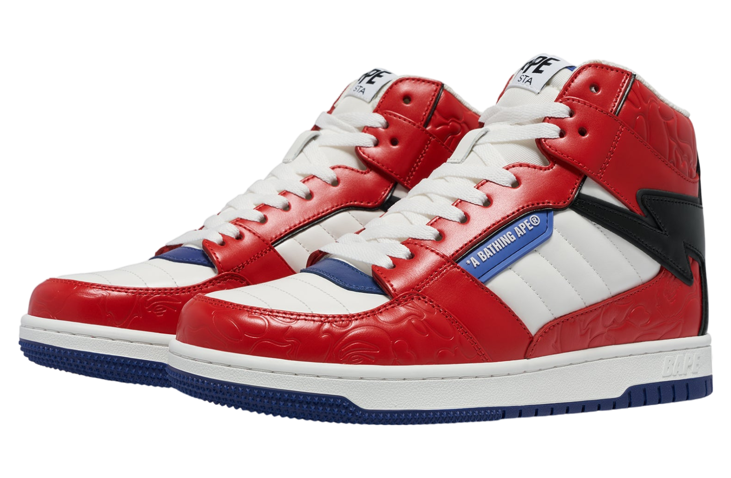 Bape Sta 88 HI #1 Red / White / Navy