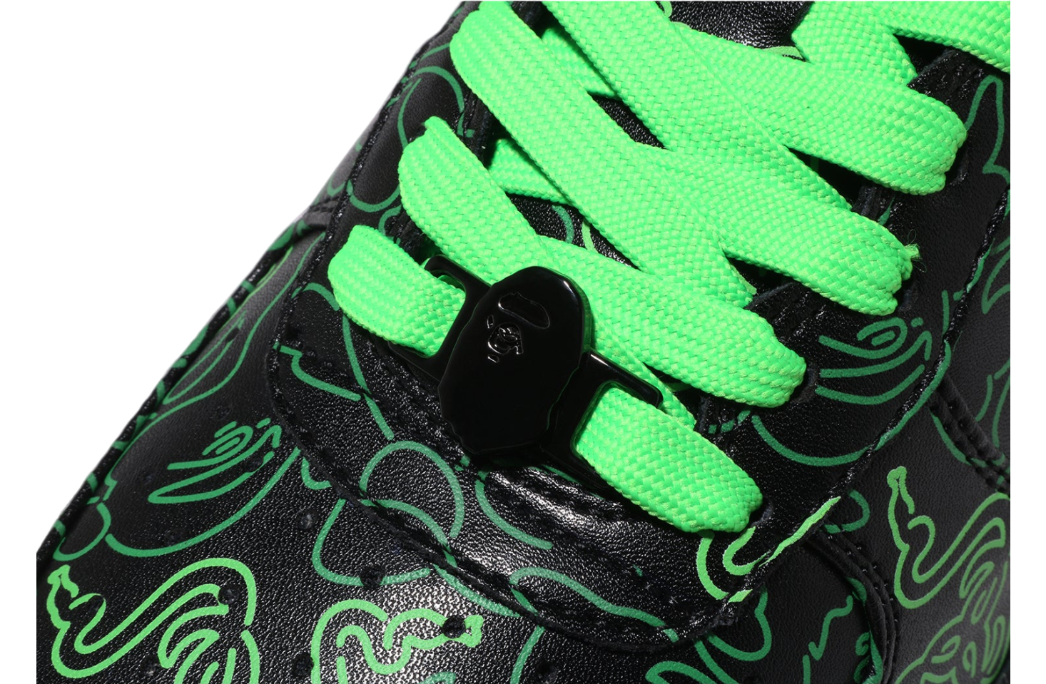 Bape Sta Bape X Razer Neon Camo WMNS Green