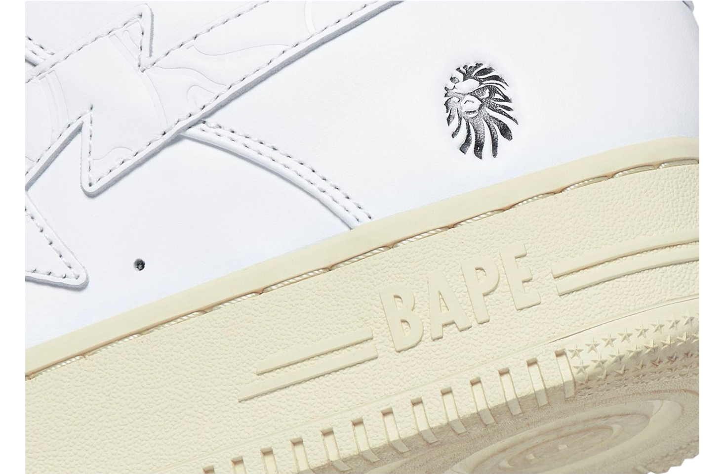 Bape Sta By Bape Black White / Multi Laces