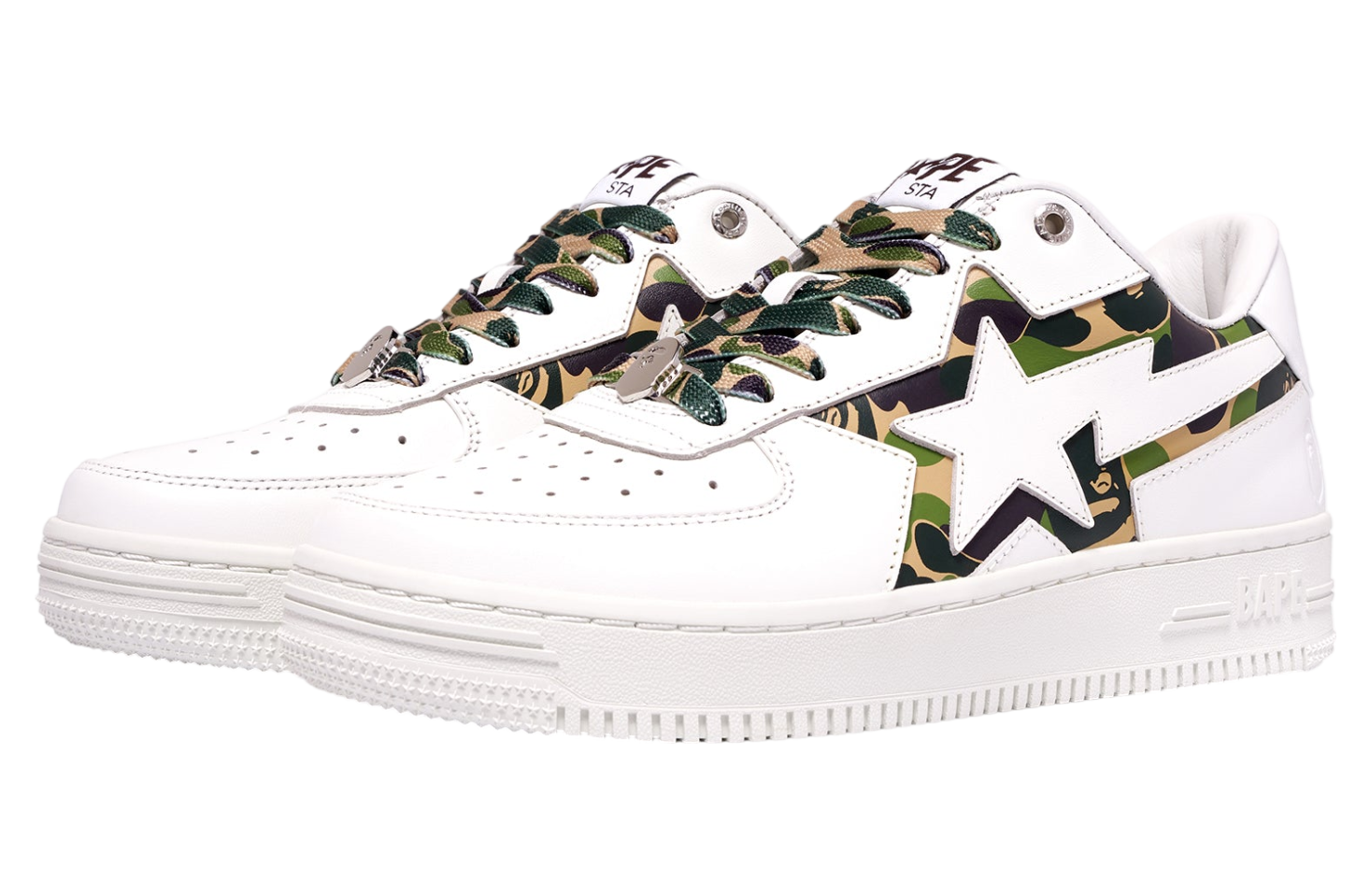 Bape Sta Icon Abc Camo Green