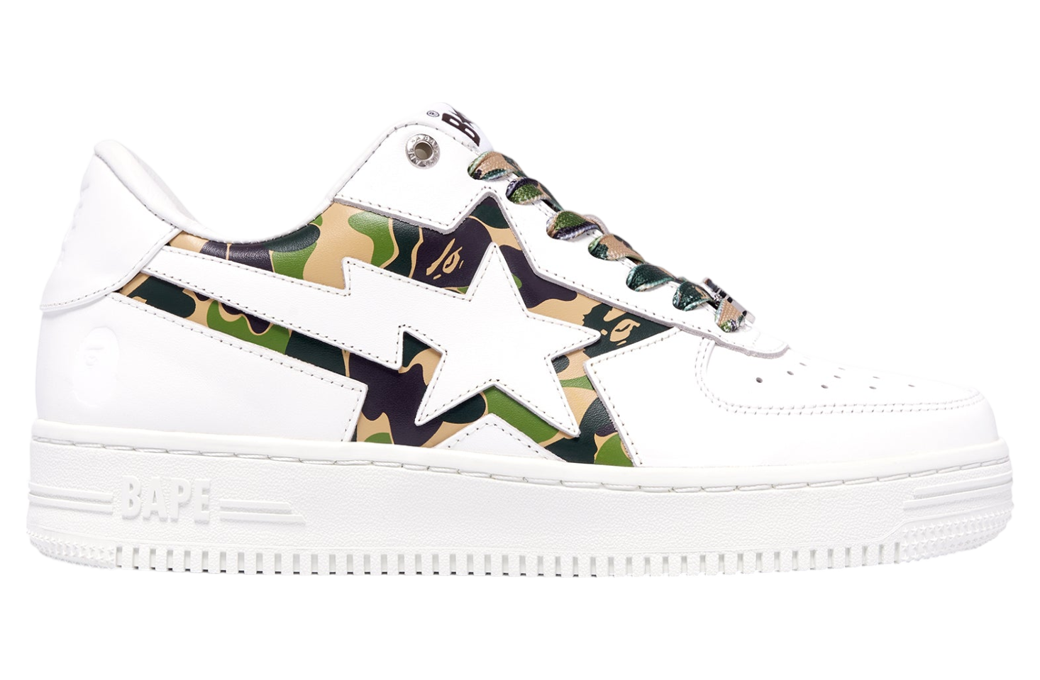 Bape Sta Icon Abc Camo Green