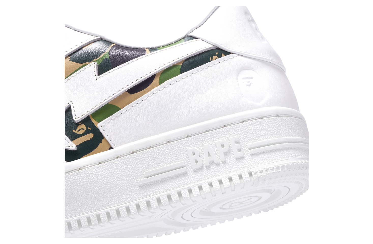 Bape Sta Icon Abc Camo Green