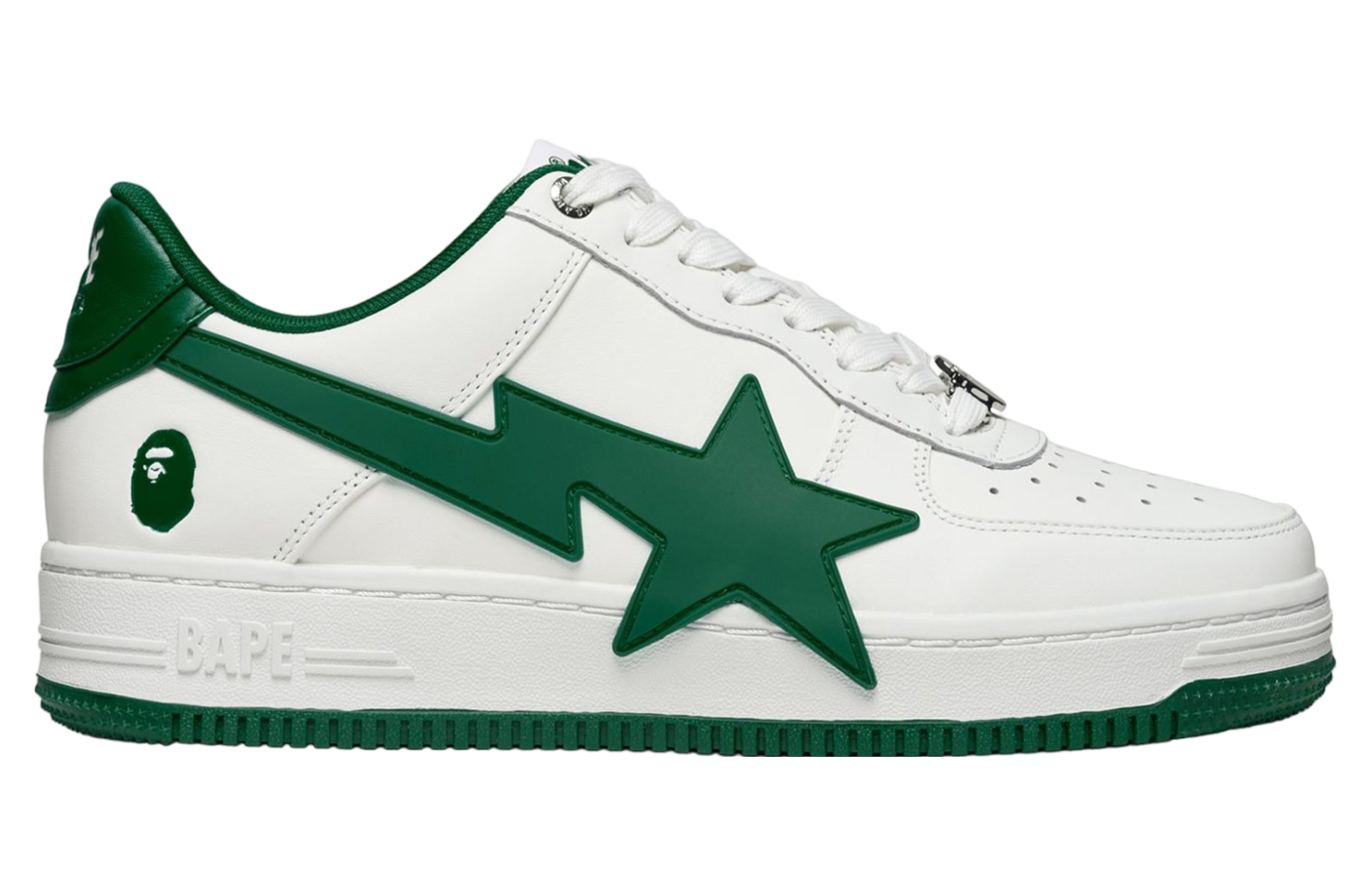 Bape Sta OS 2 White Green Jun 2024 1K20 191 314 Green KicksOnFire