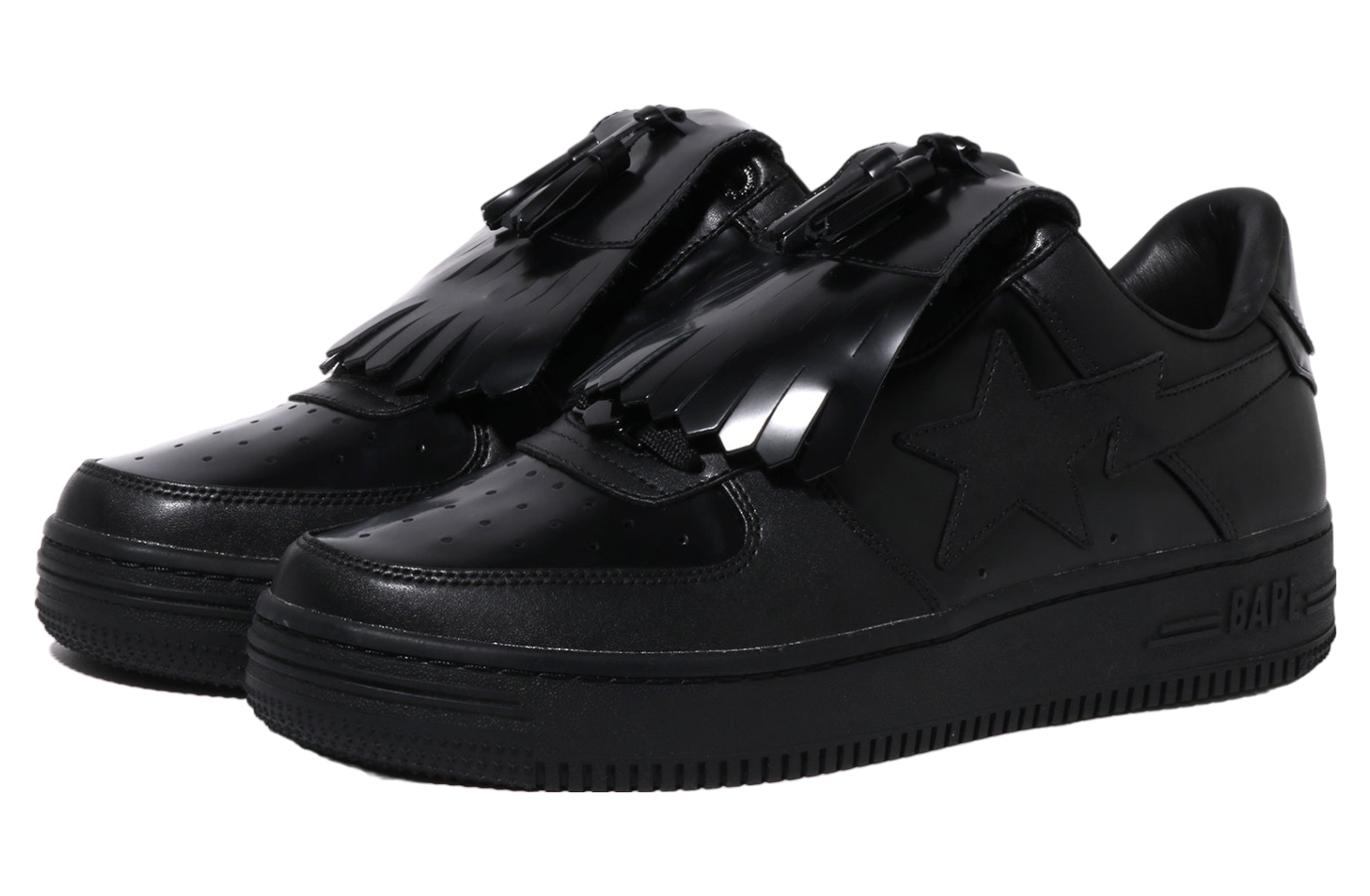 Bape Sta Quilt Tassel Black